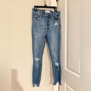 Skinny Ankle High Waisted Jeans